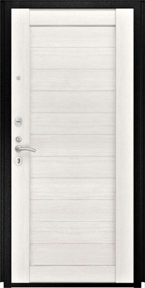 Входная дверь ДвериПРО Модель L-46 СБ-3 листв. бел. (21 беленый дуб) DPRO198369 внутренняя сторона