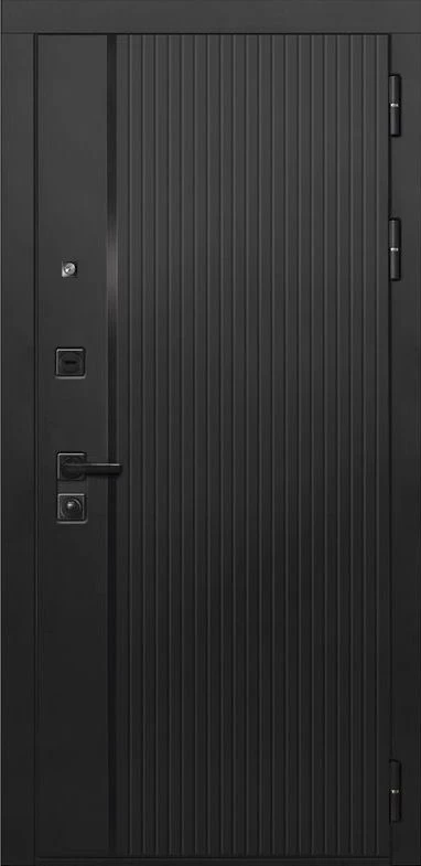 Входная дверь ДвериПРО L-45 ФЛ-700 (10мм, ясень белый) DPRO195457 внешняя сторона