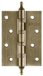 Петля универсальная IN4400UA-BL AB (4BB/A/BL 100x75x2,5) бронза БЛИСТЕР