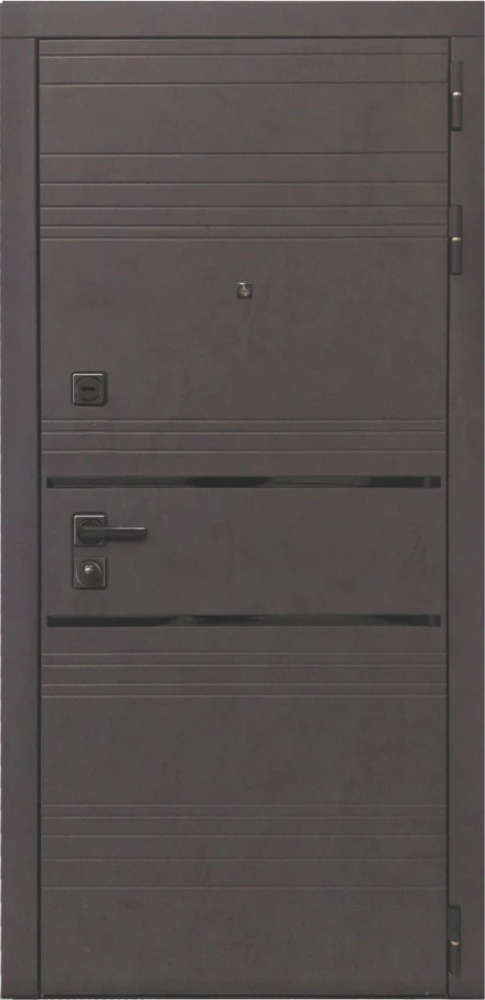 Входная дверь ДвериПРО Л-43 Гладкая Шарли светлый DPRO227916 внешняя сторона