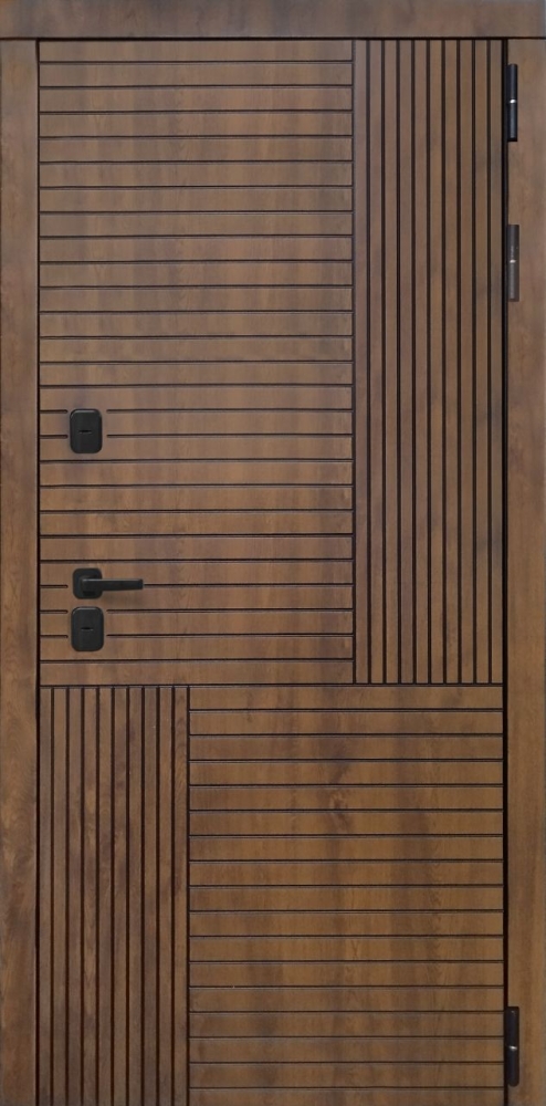 Входная дверь ДвериПРО Авеста ФЛ-185 (10мм, ПВХ ясень белый) DPRO195582 внешняя сторона